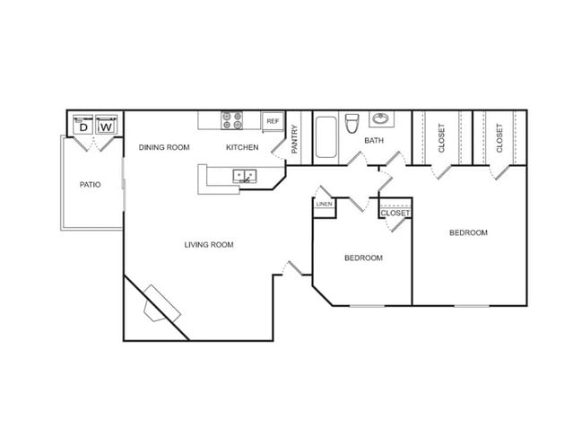 2BR/1BA - Cranbrook Forest