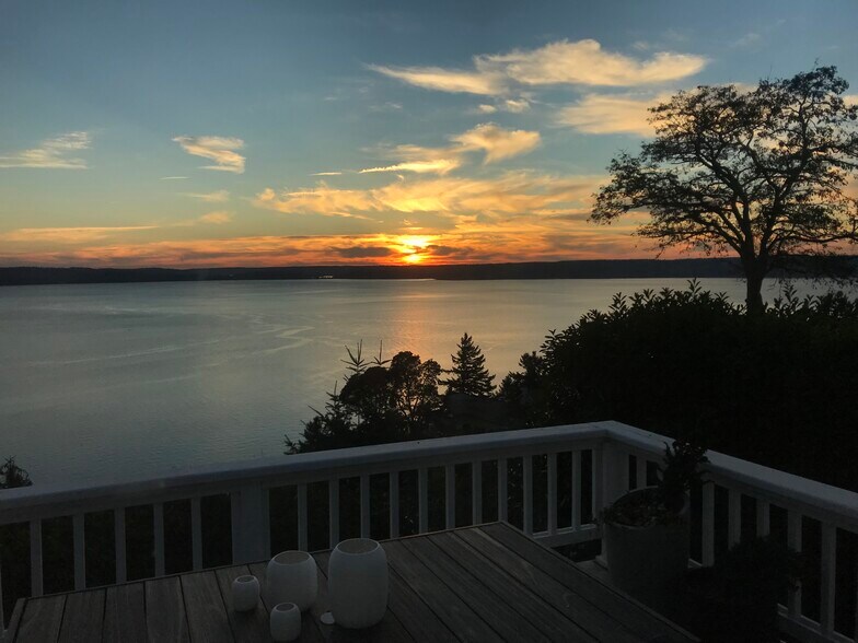 View from the deck at sunset - 2739 SW 170th St