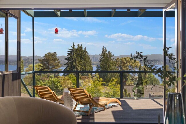 Building Photo - Architectural Madrona Retreat with Panoramic Lake Washington Views, Solar & Detached Office- Avai...