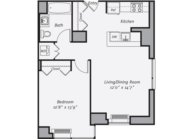 Floorplan - Avalon Riverview South Tower