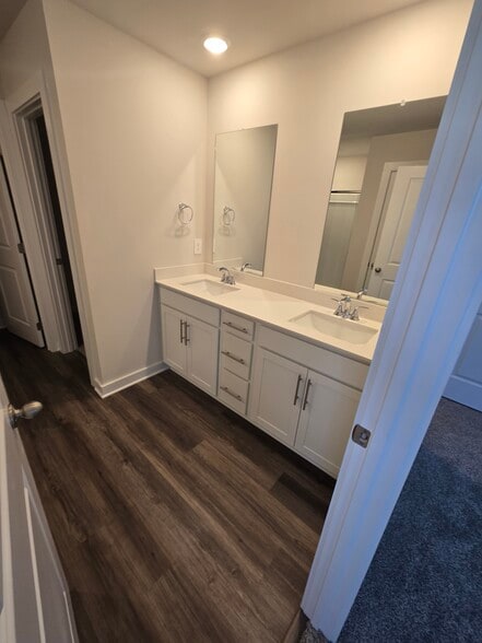 Primary bathroom with dual sinks - 3901 Northbrook Dr