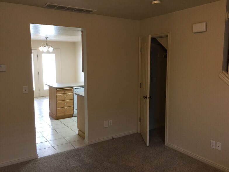 Living room to kitchen - 509 Raven Way