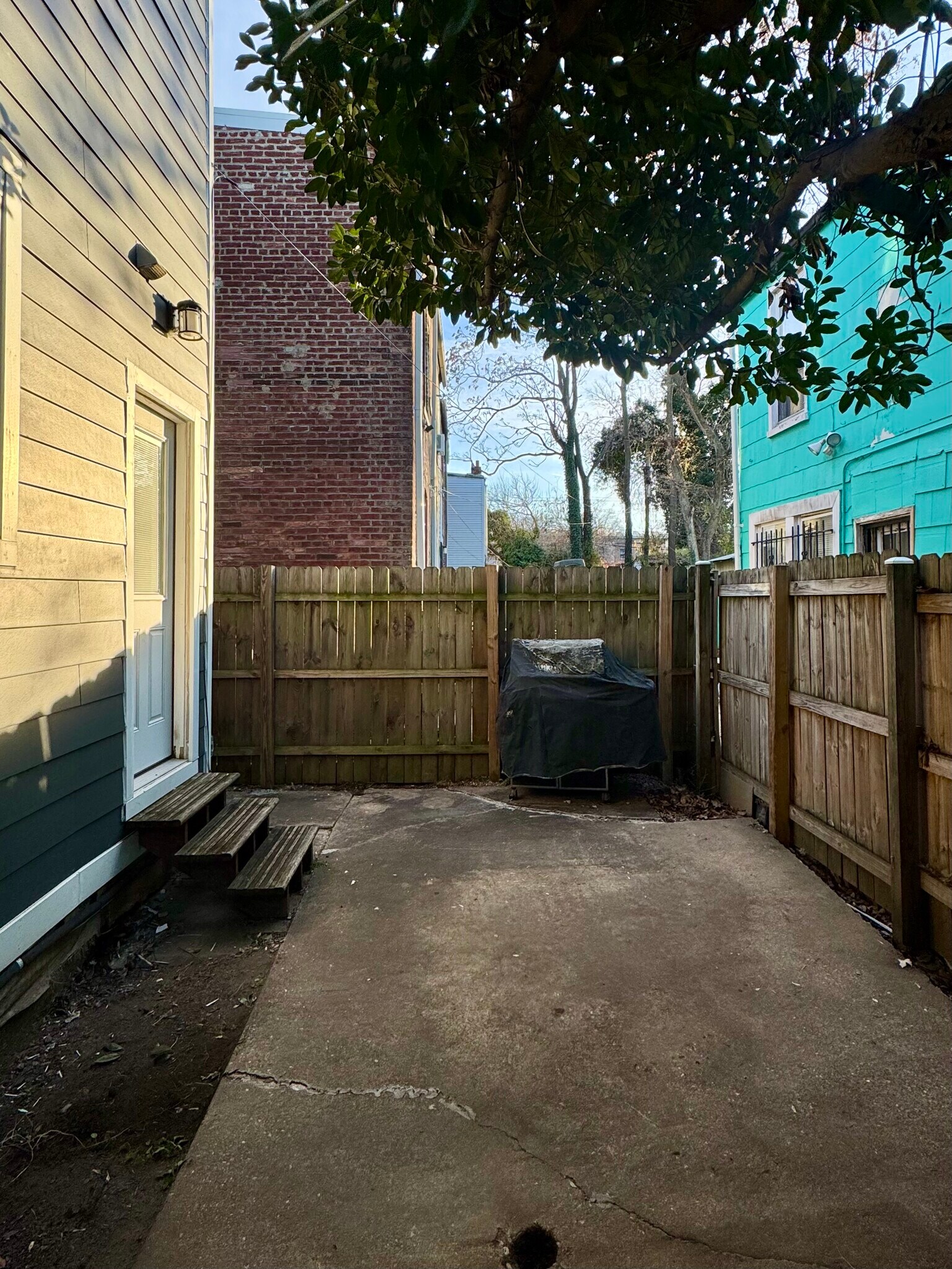 Back yard - 2103 13th St SE