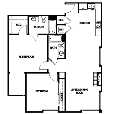2BR/2BA - The Social Apartments