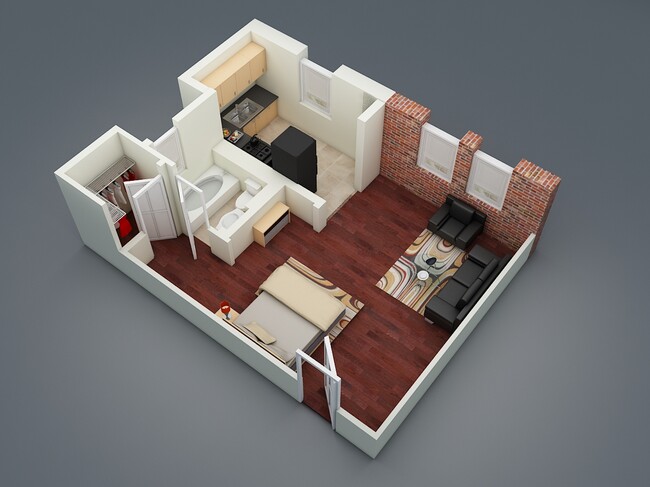 Floorplan - Brookmore Apartments