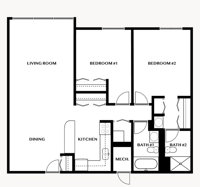Floorplan - Quail Ridge Apartments