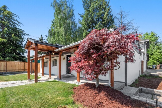 A Japanese maple greets you as you enter the property. - 4206 N Winnifred St