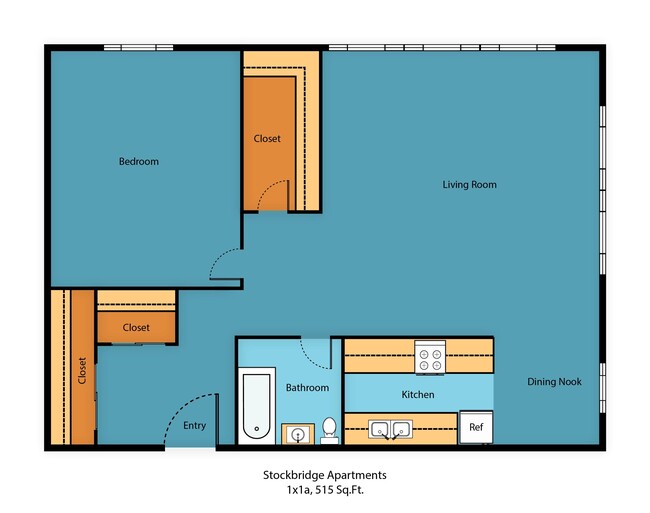 Floorplan - Stockbridge Apartment Homes