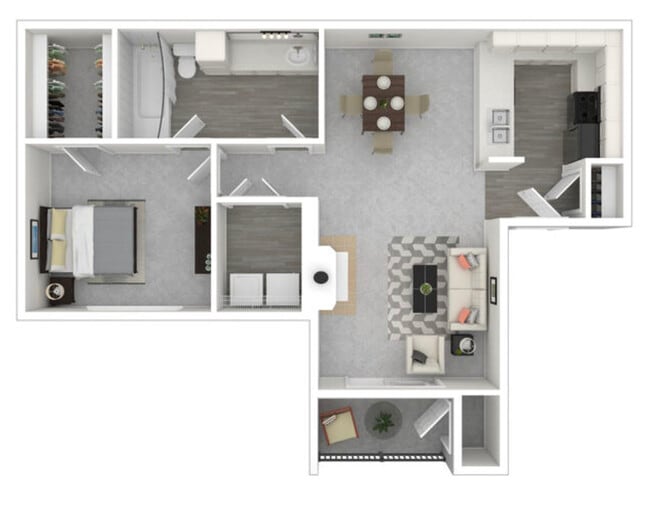 Floorplan - Amherst Apartments