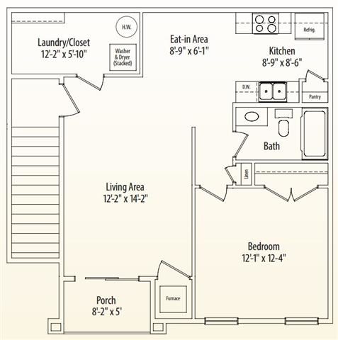 Floorplan - Bent Creek Apartments