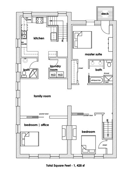 floor plan - 3457 Arsenal St
