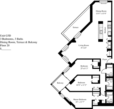 Floorplan - Portside Towers