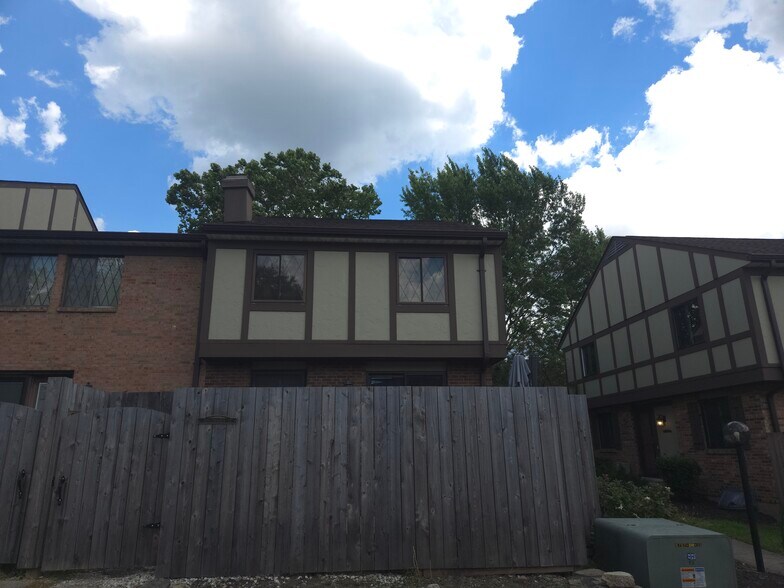Back of Townhome from Parking Spots - 7618 Thames Ct