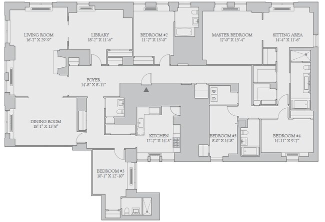 5BR/3.5BA - Twelve Twelve Fifth Avenue