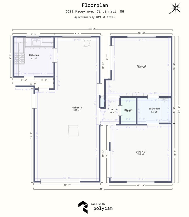 2 Bedroom - Fountain Villa Apartments