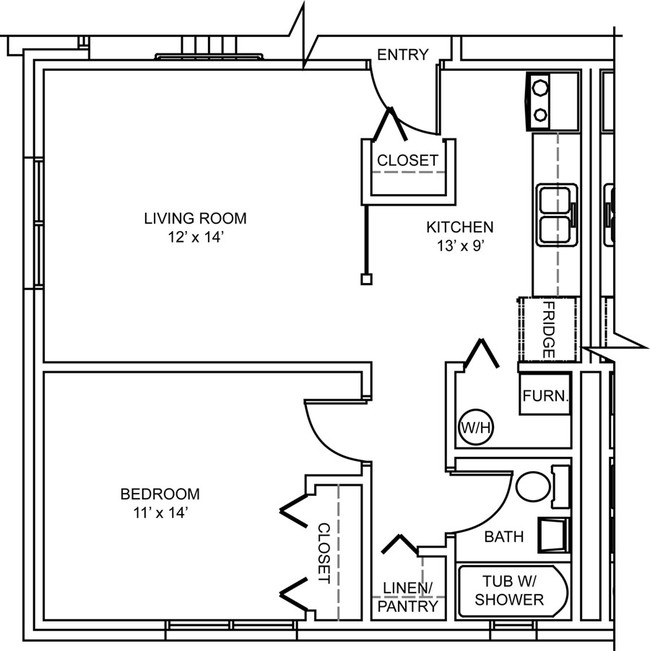 1BR/1BA - The Reserve at Pin Oak Apartments