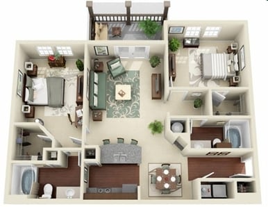 B1 - Balcony - Elms Odenton