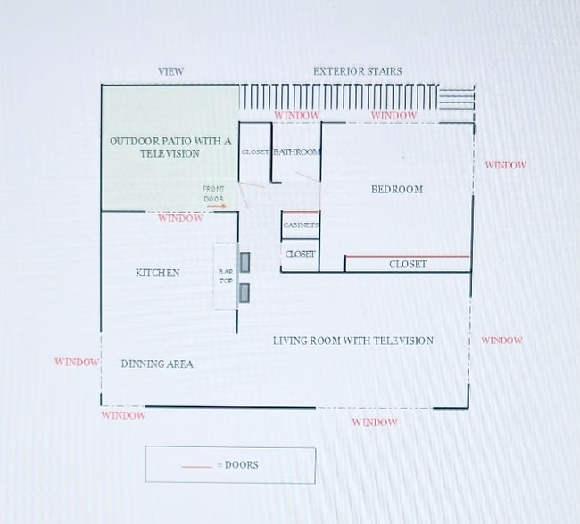 Unit Map - 1529 1/2 Carmona Ave
