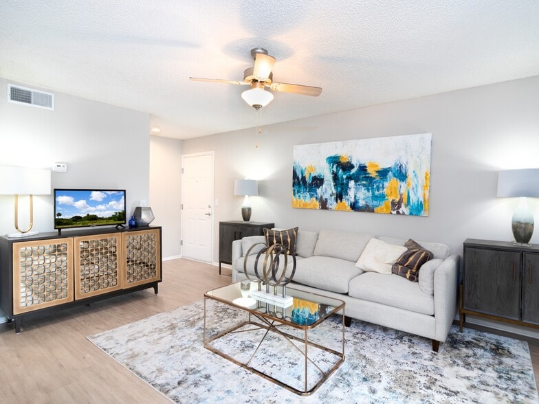 Comfortable Living Space - Vantage on Hillsborough Apartments