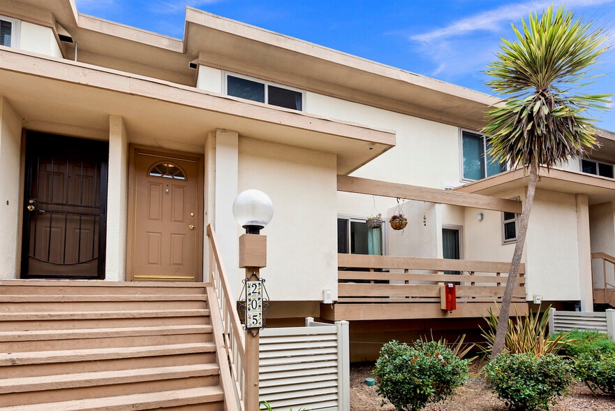 Front of home with private patio - 2640 Worden St.