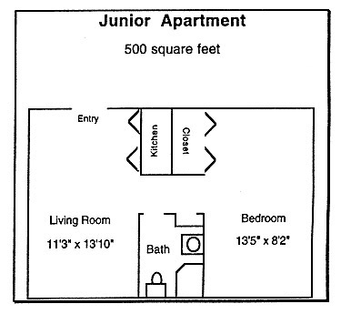 Studio - Cedar Ridge Apartments