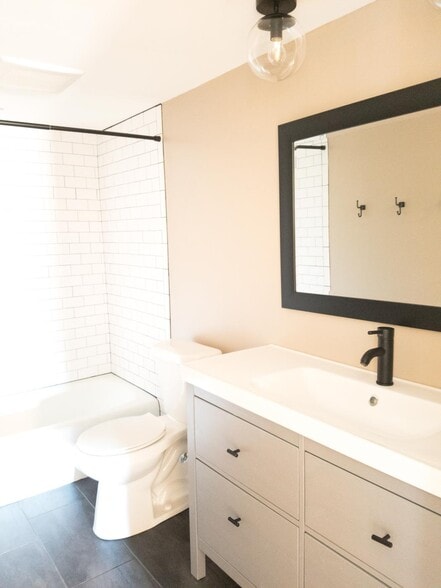 Brand new bath, completely gutted and redone - 1008 Manor Ln