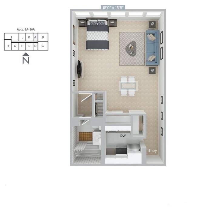 Floorplan - Avalon at Prudential Center