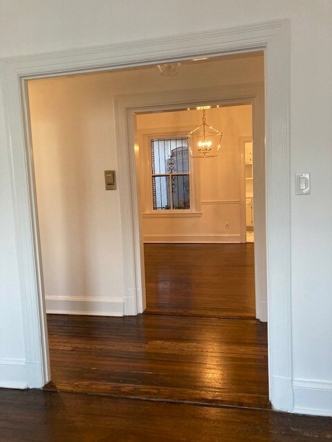 view to dining room from living room - 3014 Dent Pl NW