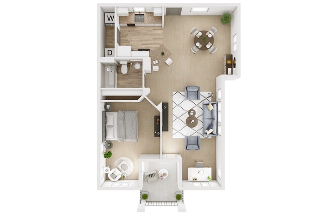 Floorplan - Kensington Apartments