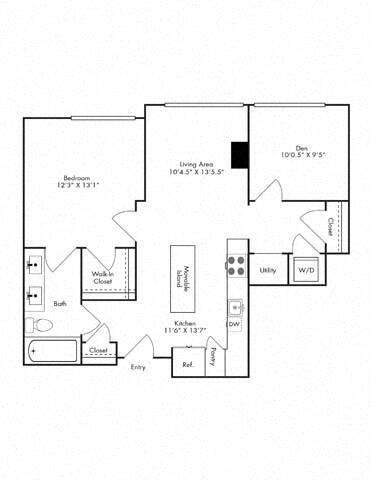 Floorplan - 1110 Key Federal Hill