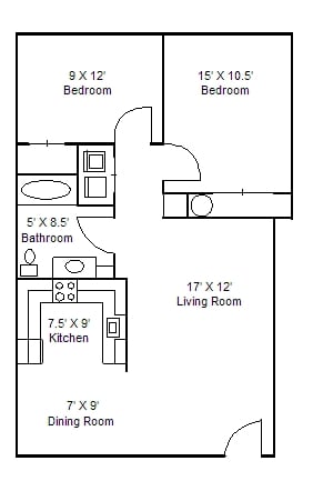 Floorplan - Iris Meadows Apartments