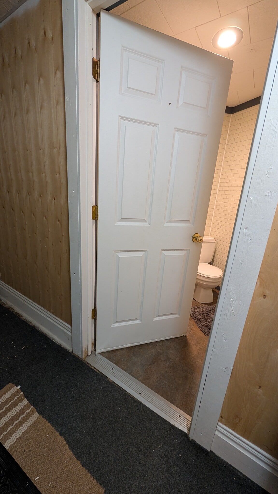 Private bathroom entrance located outside the apartment just across the hall - 113 N Main St