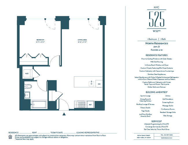 Floorplan - 525 West 52nd