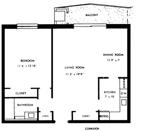 1BR/1BA - Granada Gardens Apartments & Townhomes