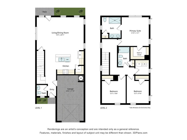 Lemongrass Floor Plan - Covey Homes Bluffs