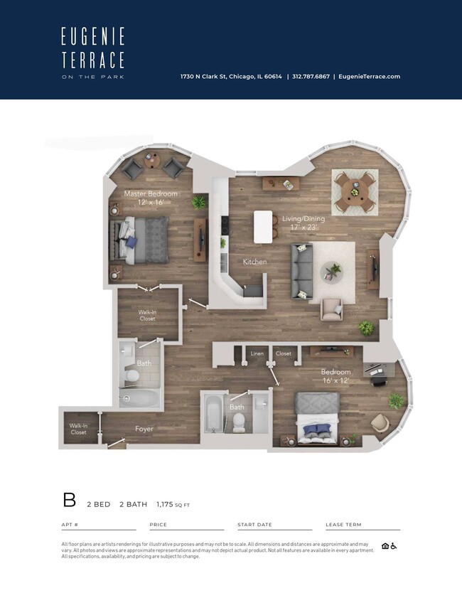 Floorplan - Eugenie Terrace on the Park