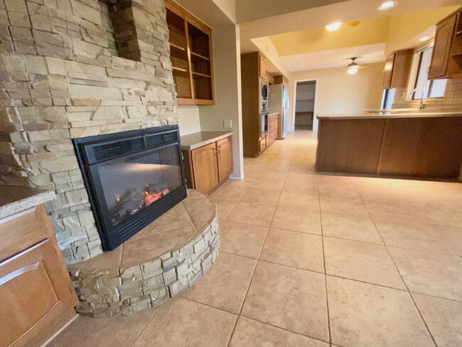 cozy fireplace with the touch of a button - 13722 W Elmbrook Dr