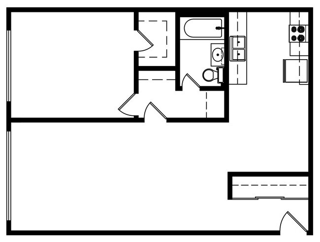 Floorplan - Bleu Apartments