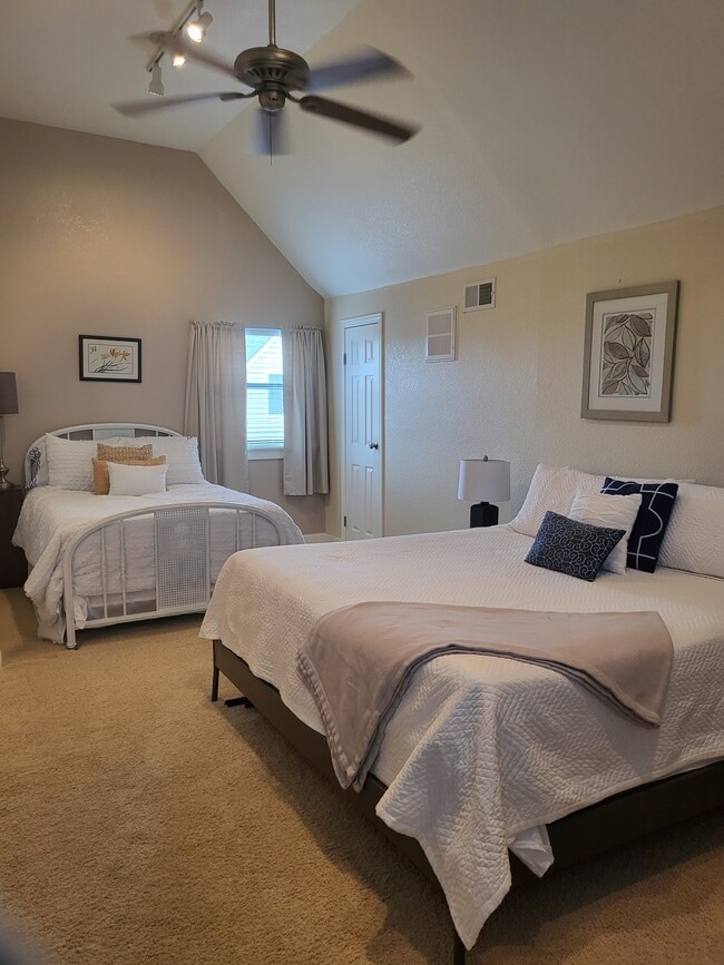 Upper Level Bedroom with King AND Full Beds - 888 Davis Rd