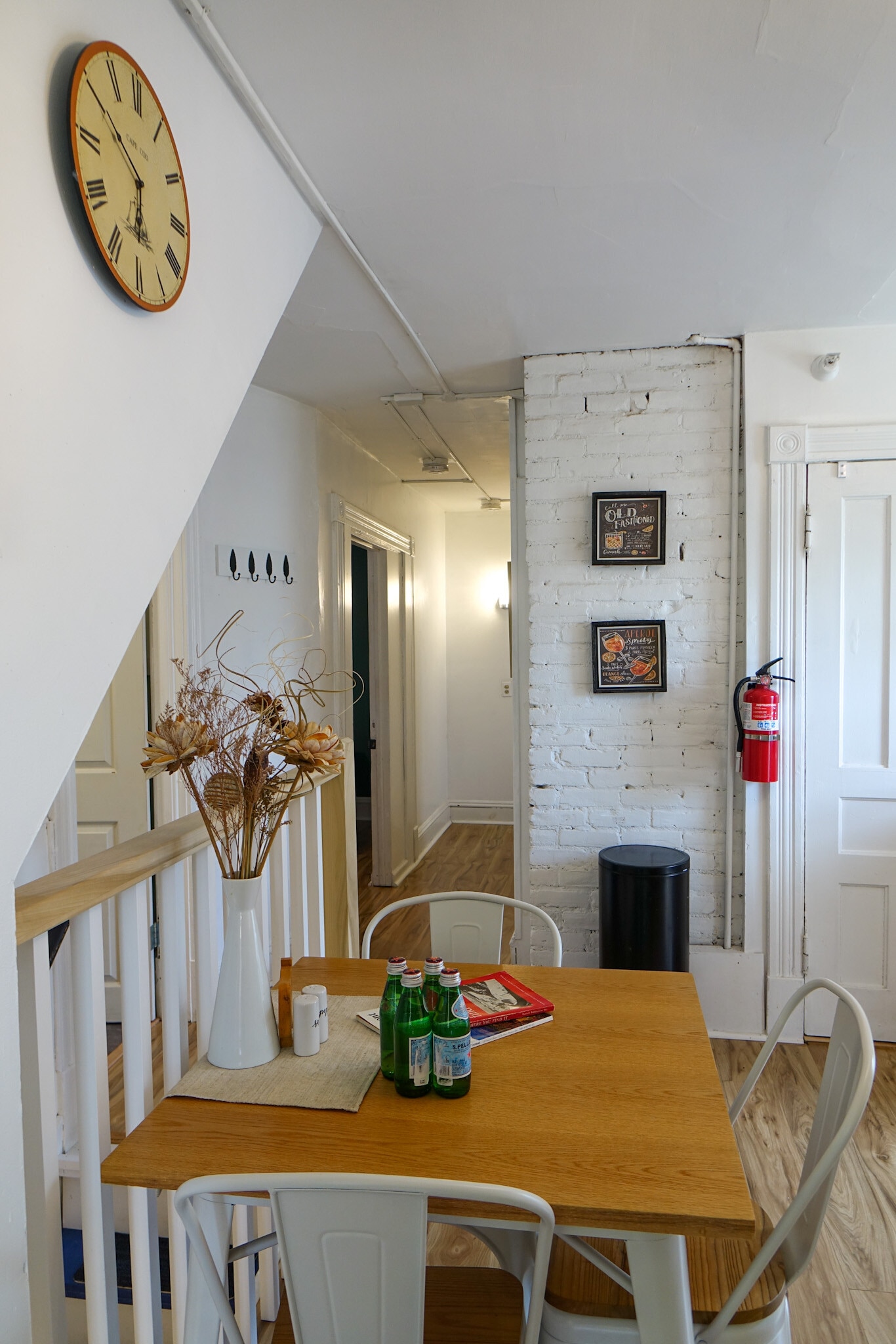 View of hallway to bedrooms from kitchen - 18 Bradley St