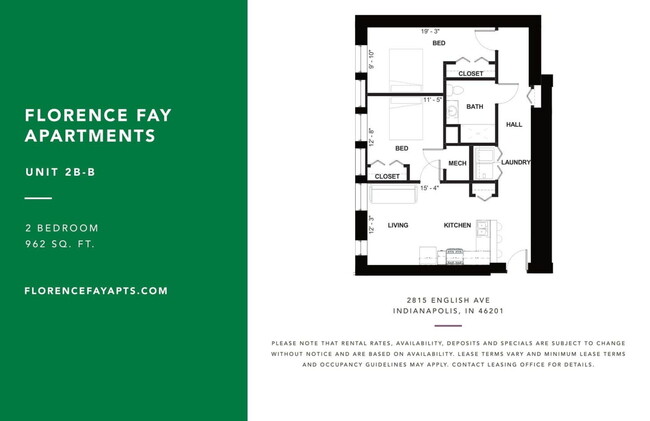 Floorplan - Florence Fay School Senior Apartments