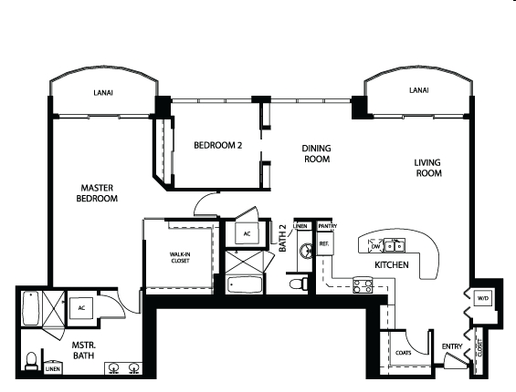 2BR/2BA - Allure Waikiki