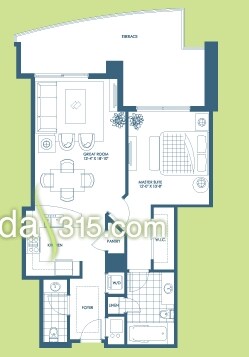 1BR/1.5BA - Strada 315