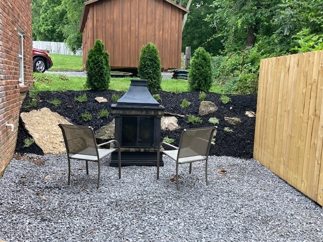 Patio Area by House - 2018 Lebanon Pike