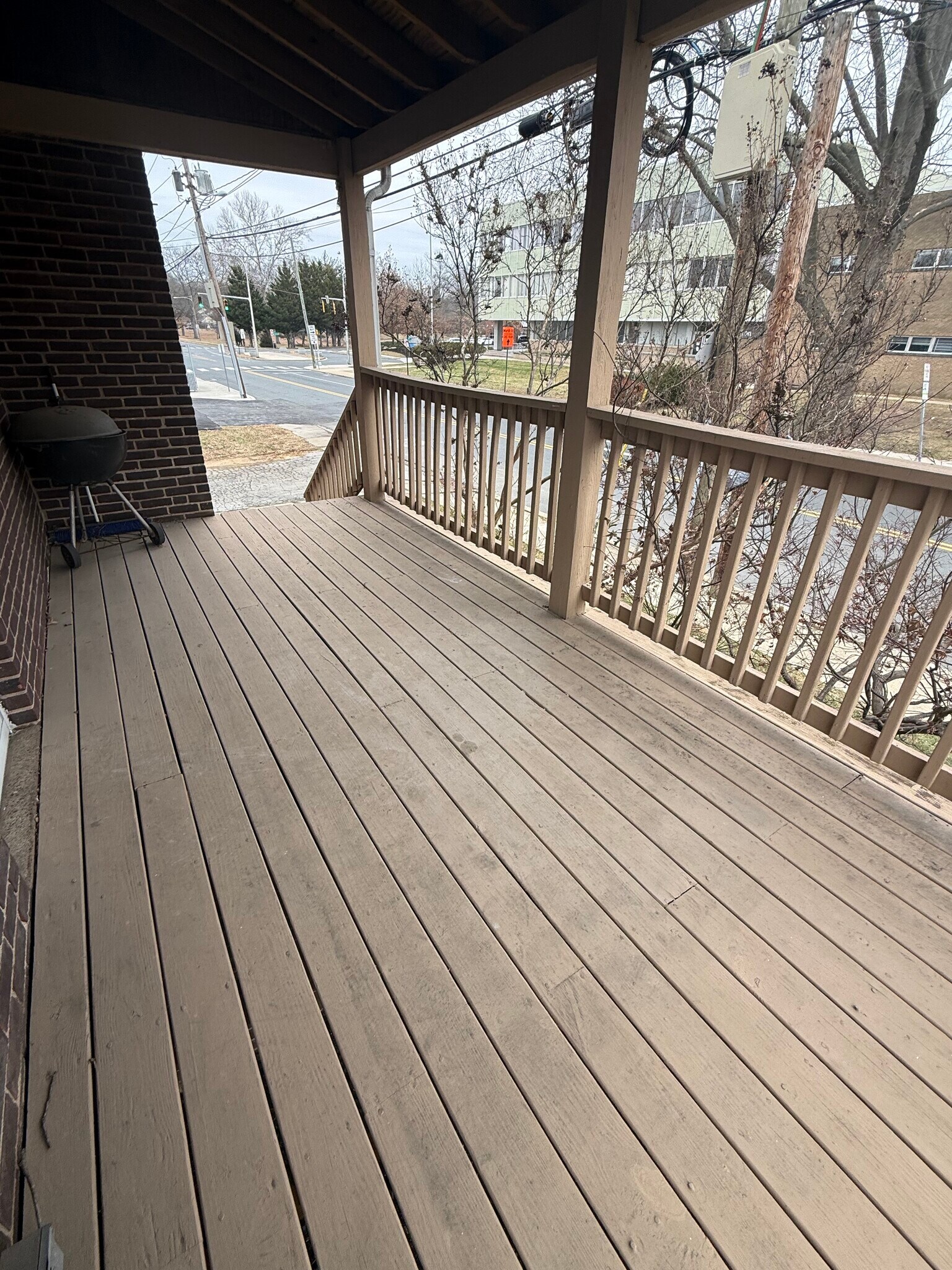 Side porch - 301 W 39th St