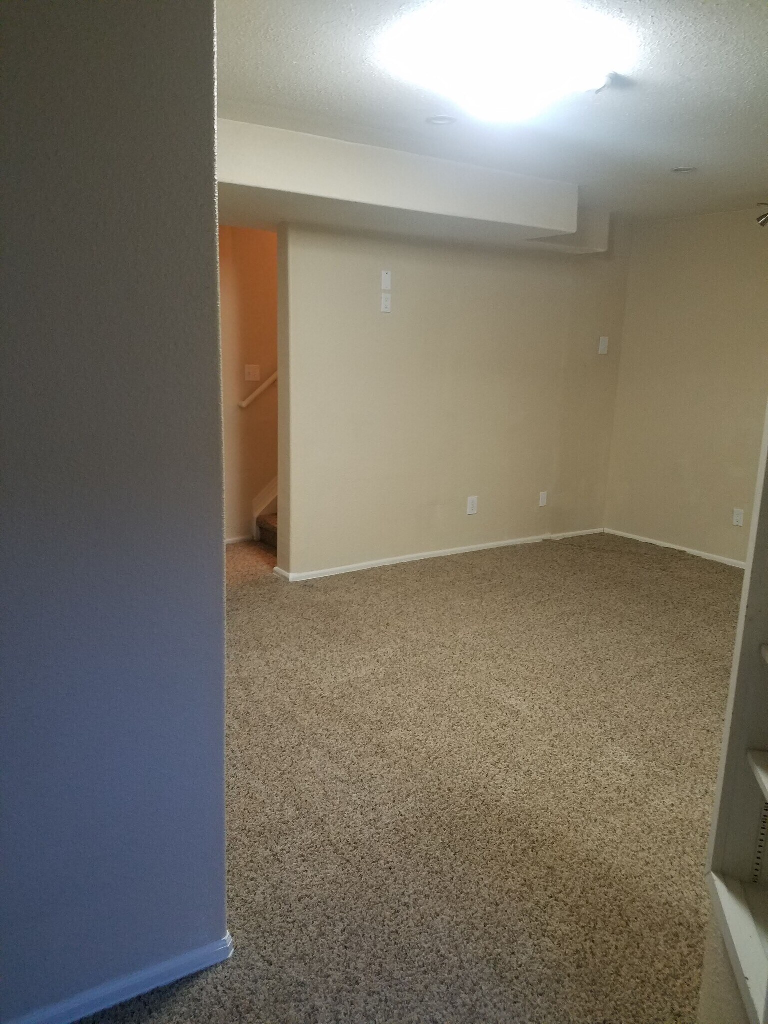 finished basement with storage and laundry room - 695 S Depew St