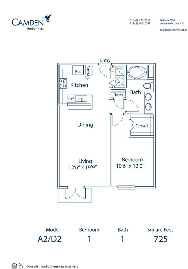 Floorplan - Camden Harbor View