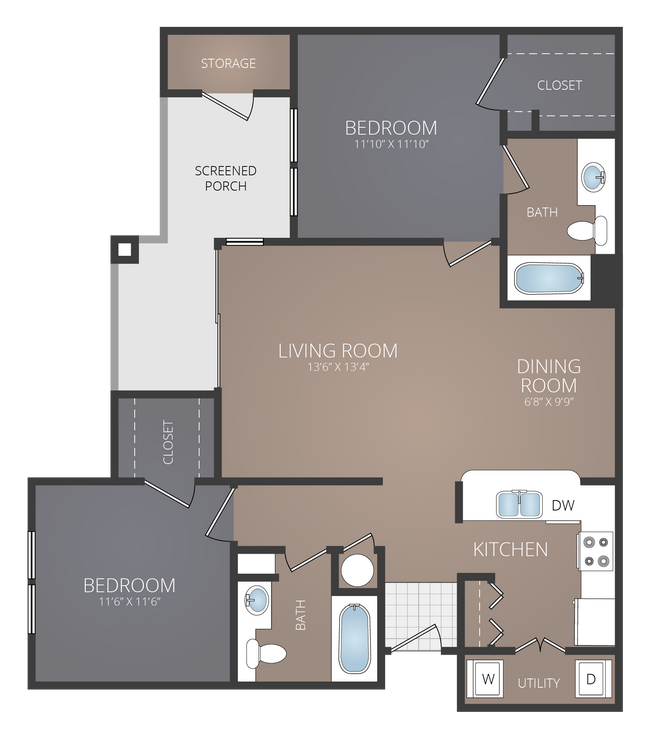 Floorplan - Promenade at Carillon
