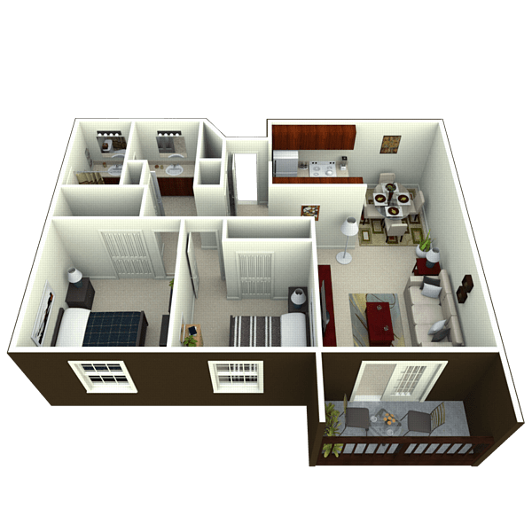 Floorplan - Bradley House Apartments