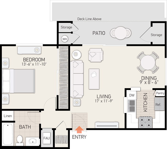 Floorplan - Rancho Alisal Apartment Homes